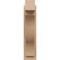 Ekena Millwork 6-in W x 14-in D x 26-in H Funston Block Rough Cedar Woodgrain TimberThane Outlooker, Primed Tan OUTUR060X14X26FST44RCPR - alternate 3
